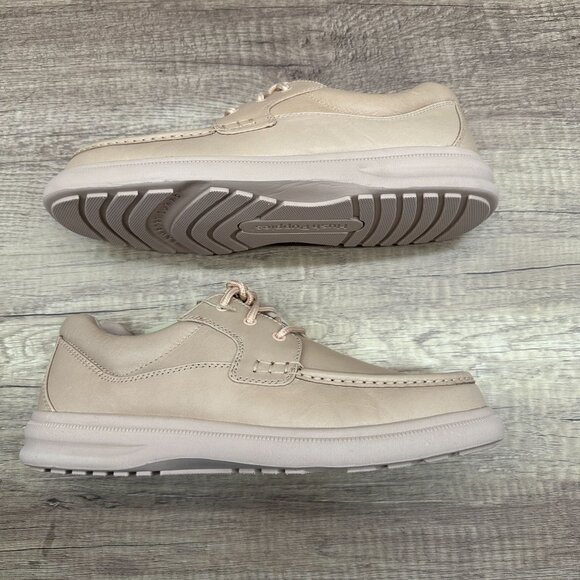 Hush Puppies Shoes Men's Gus Lace Up Lightweight Comfort Shrimp Leather 12 NIB - Picture 6 of 9